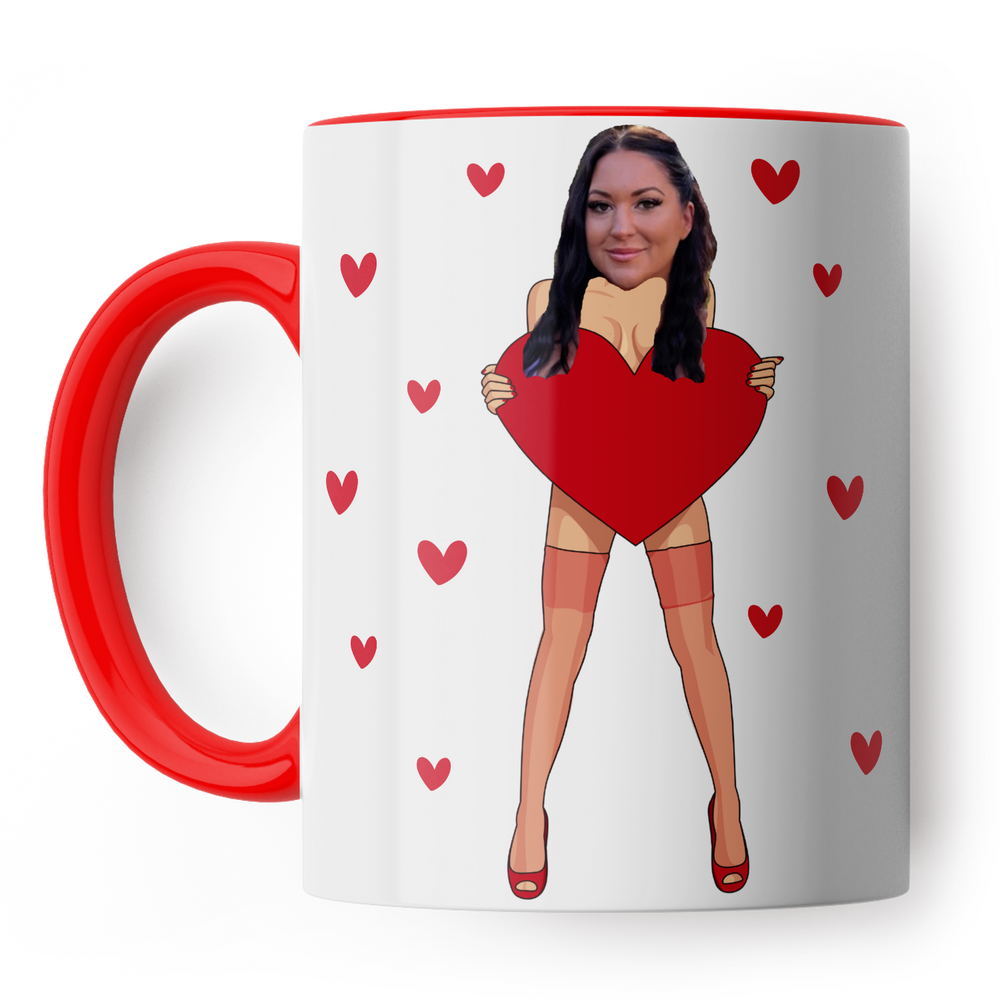 Stocking Heart Photo Mug #2 image